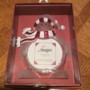 NIB snowman photo frame